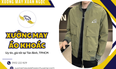 Xưởng may áo khoác giá rẻ Xuân Ngọc - Nhận cung cấp sỉ tại TPHCM